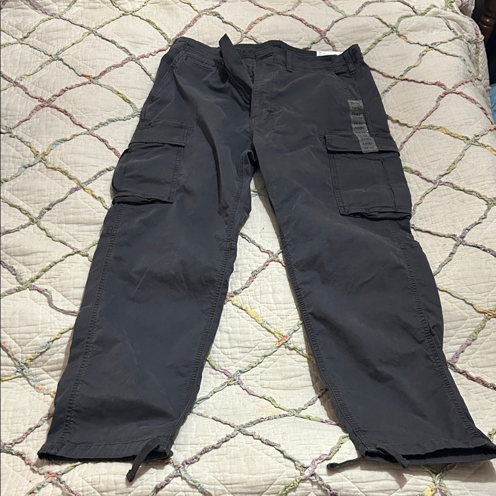 American Eagle Outfitters Dark Gray Cargo Pants